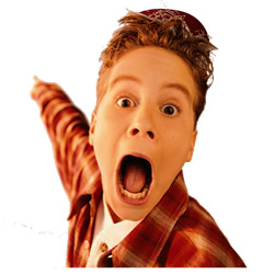 Boy with Finger Pointing